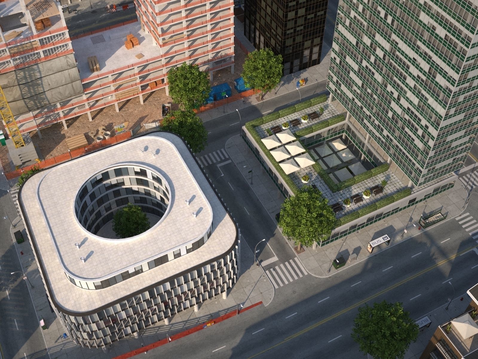 River City Low-poly 3D model_65