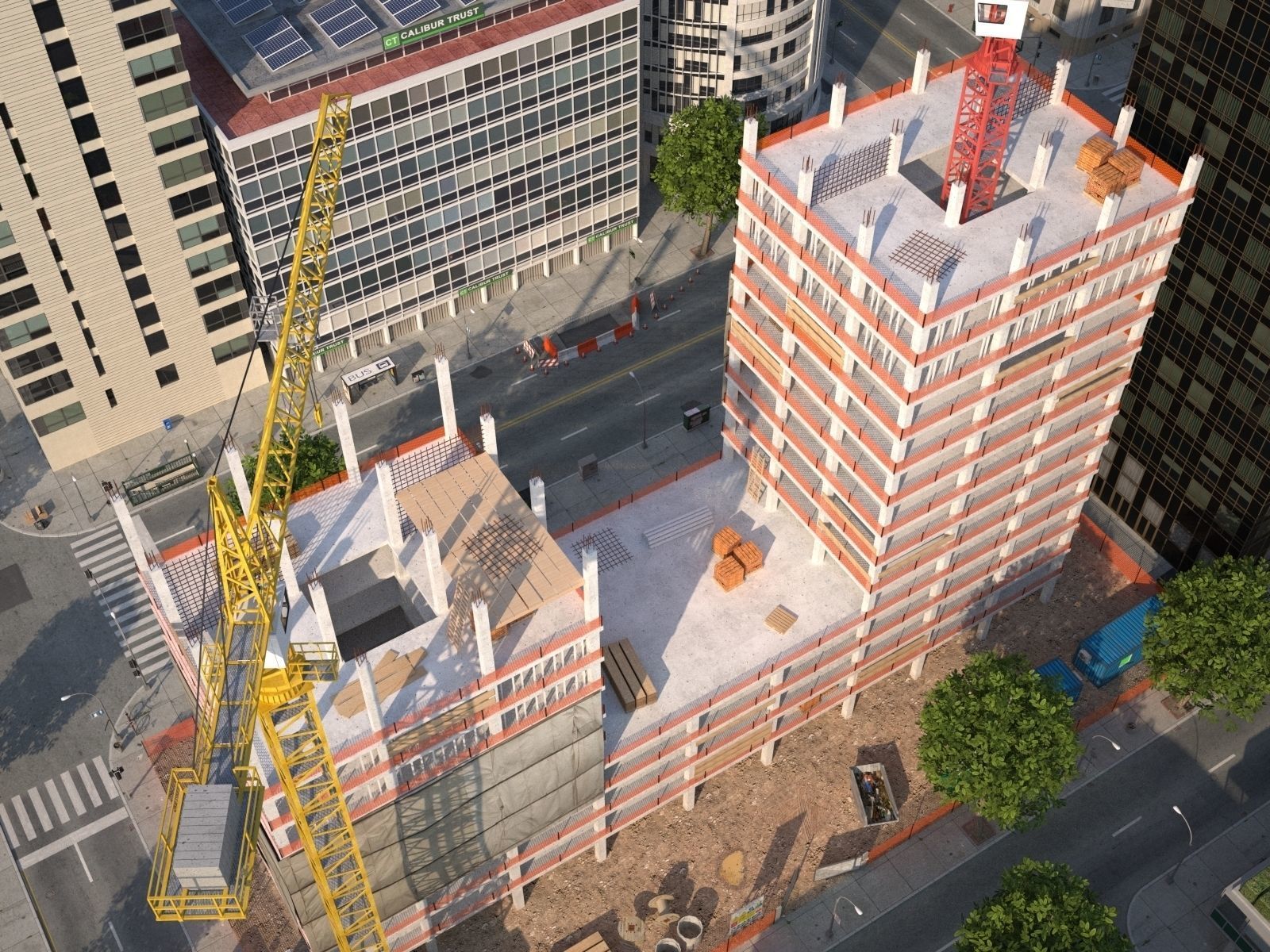 River City Low-poly 3D model_61