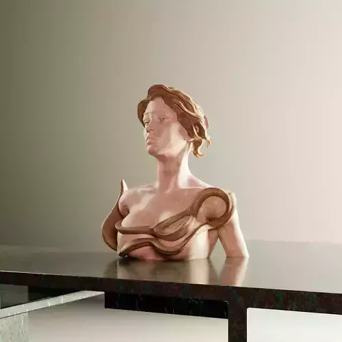 Wooden Female Sculpture