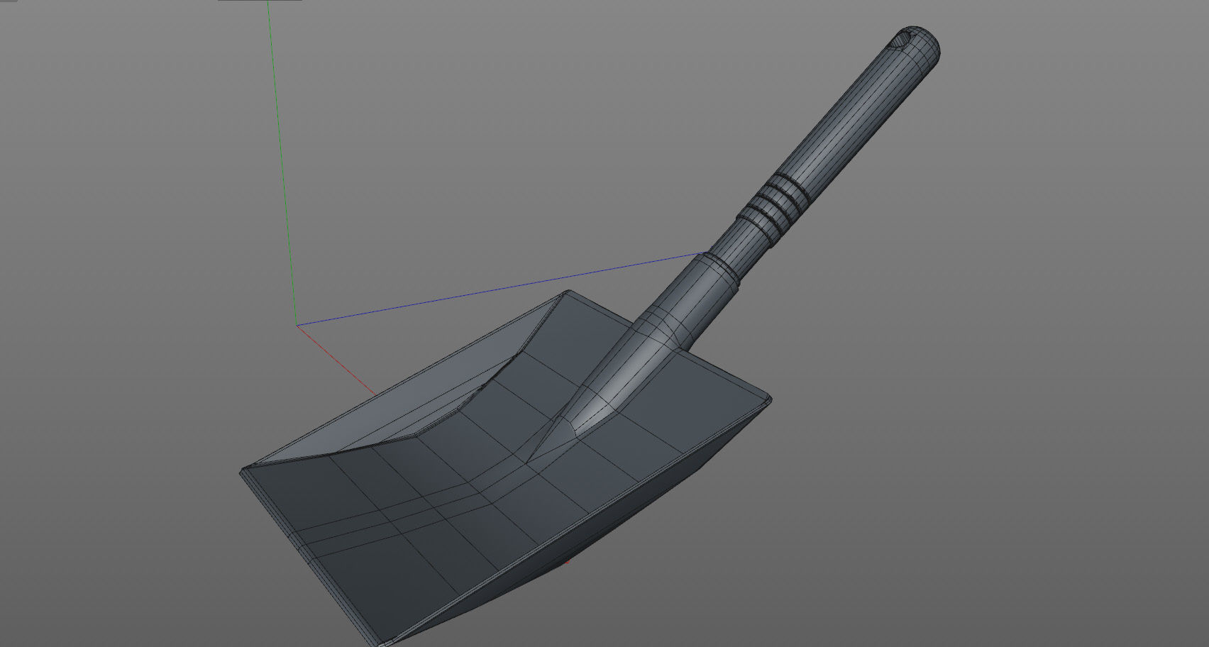 Broom with shovel bucket and brush mat and tex included 3D model_10
