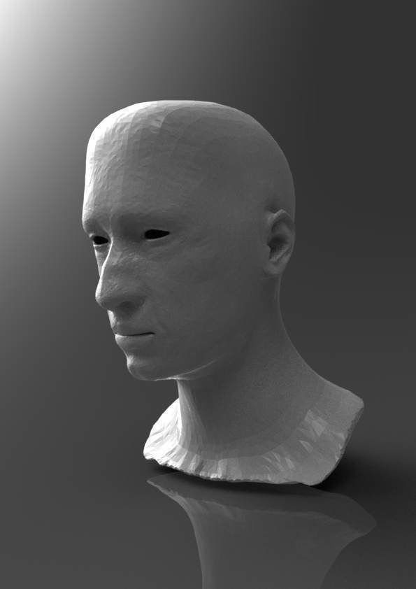 Detailed head 3 3D print model_1