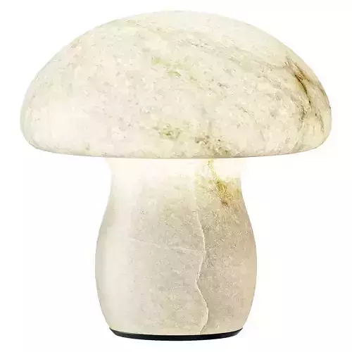 Alabaster Modern Mushroom Table Lamp 3D model