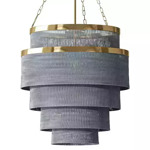Aloha Fringe Chandelier 3D model 2