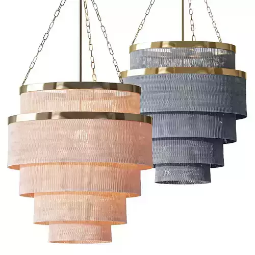 Aloha Fringe Chandelier 3D model