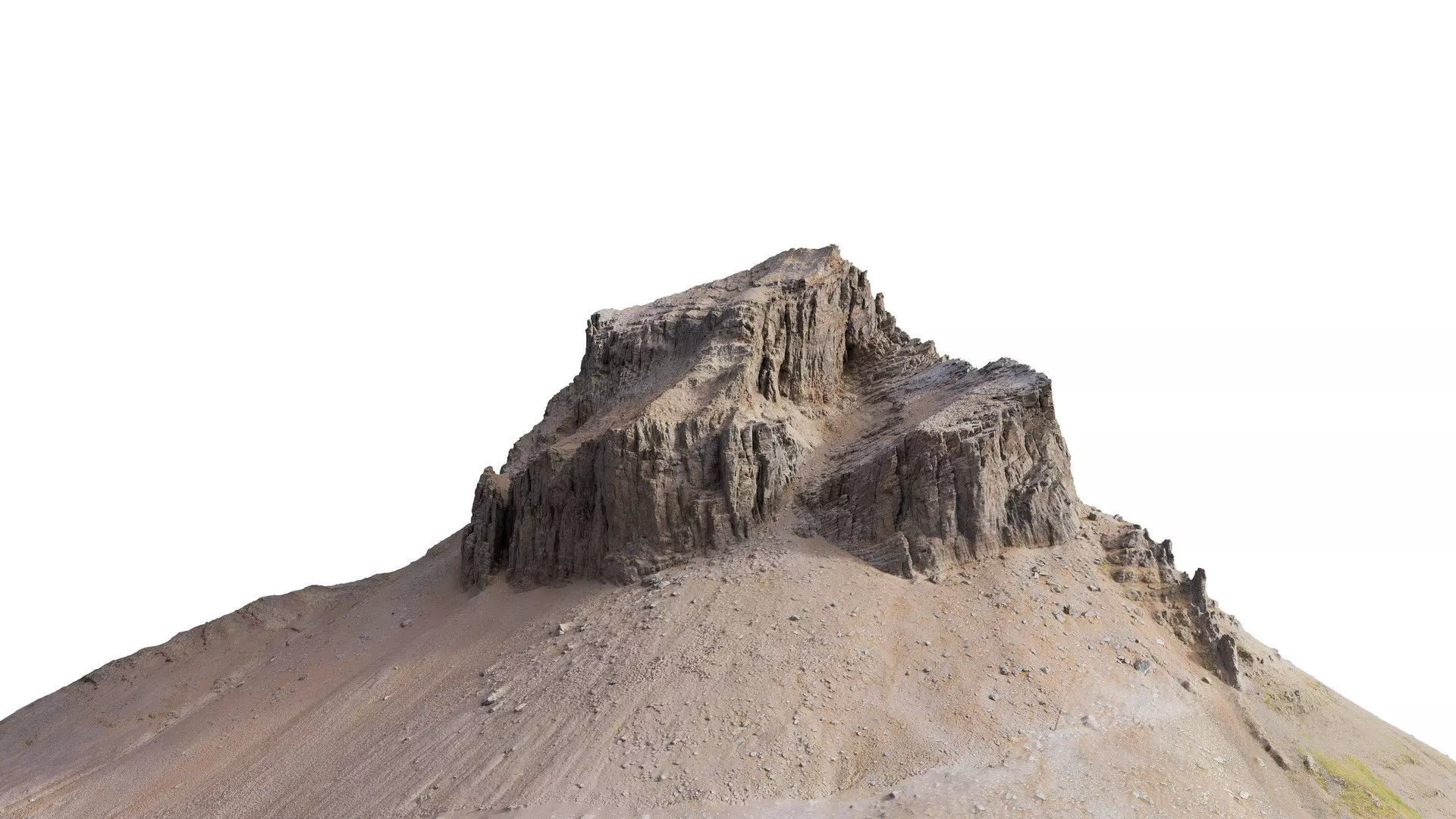 Epic Mountain A Low-poly 3D model