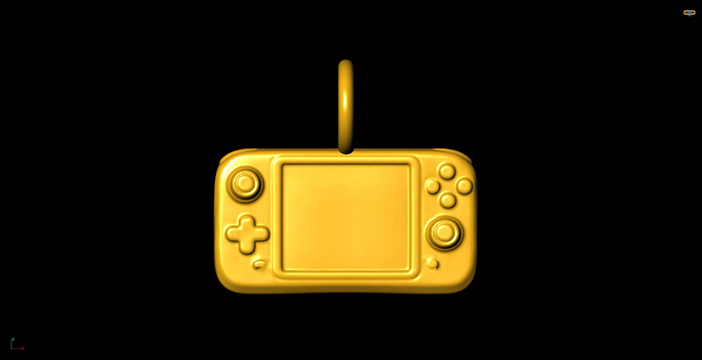 Psp pendant charms - one inch pendant 3D print model