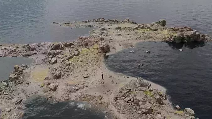 Coastline Rocks Island