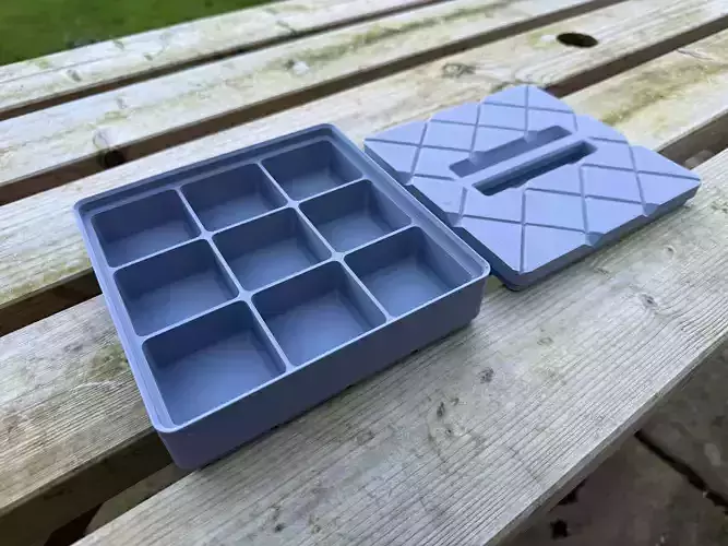 Stackable Generic Storage Boxes V2 25mm Deep Compartments