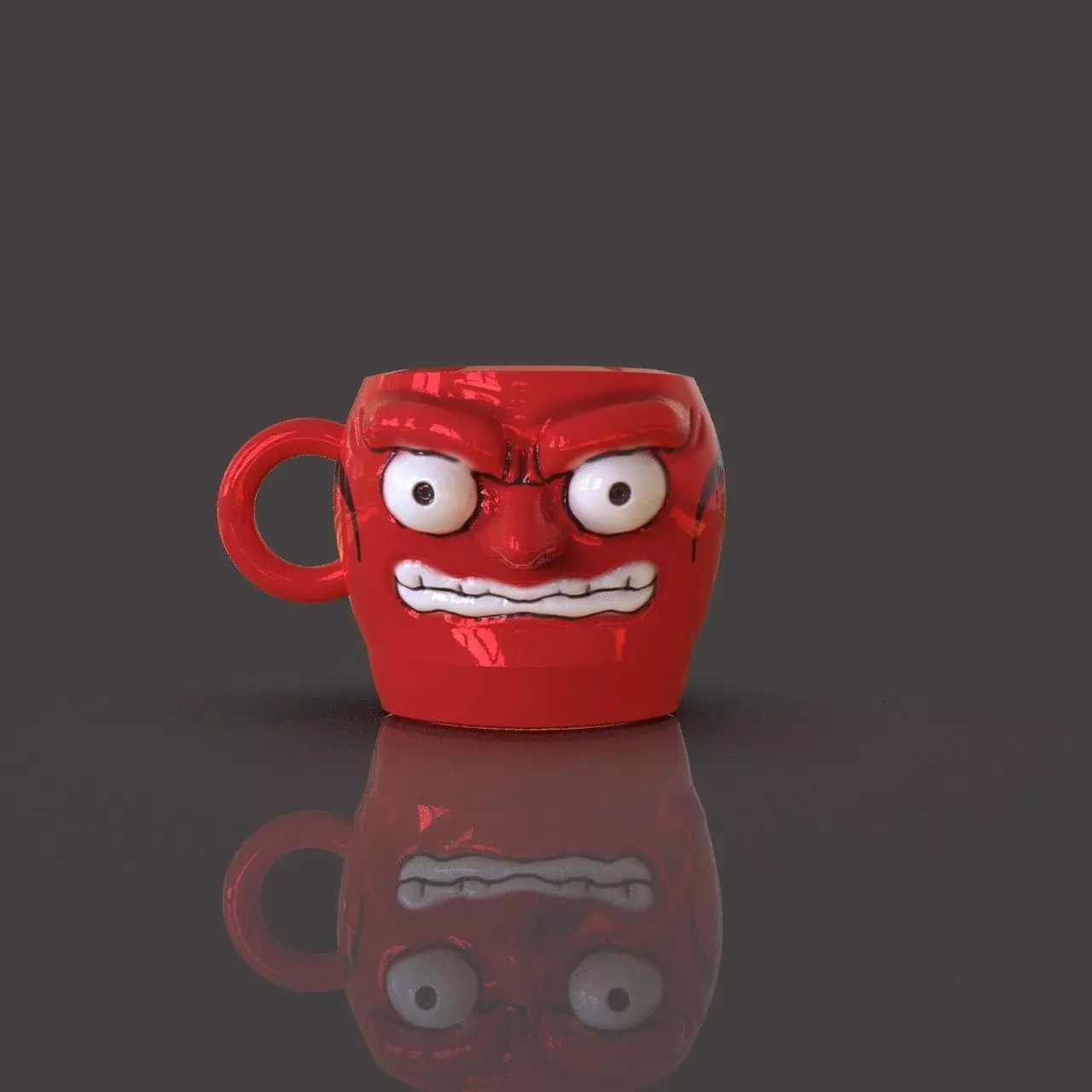 Cup Face Mug Taza Cara 3D print model