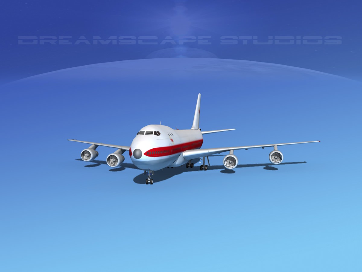 Boeing 747-100 TWA 1 3D model_1