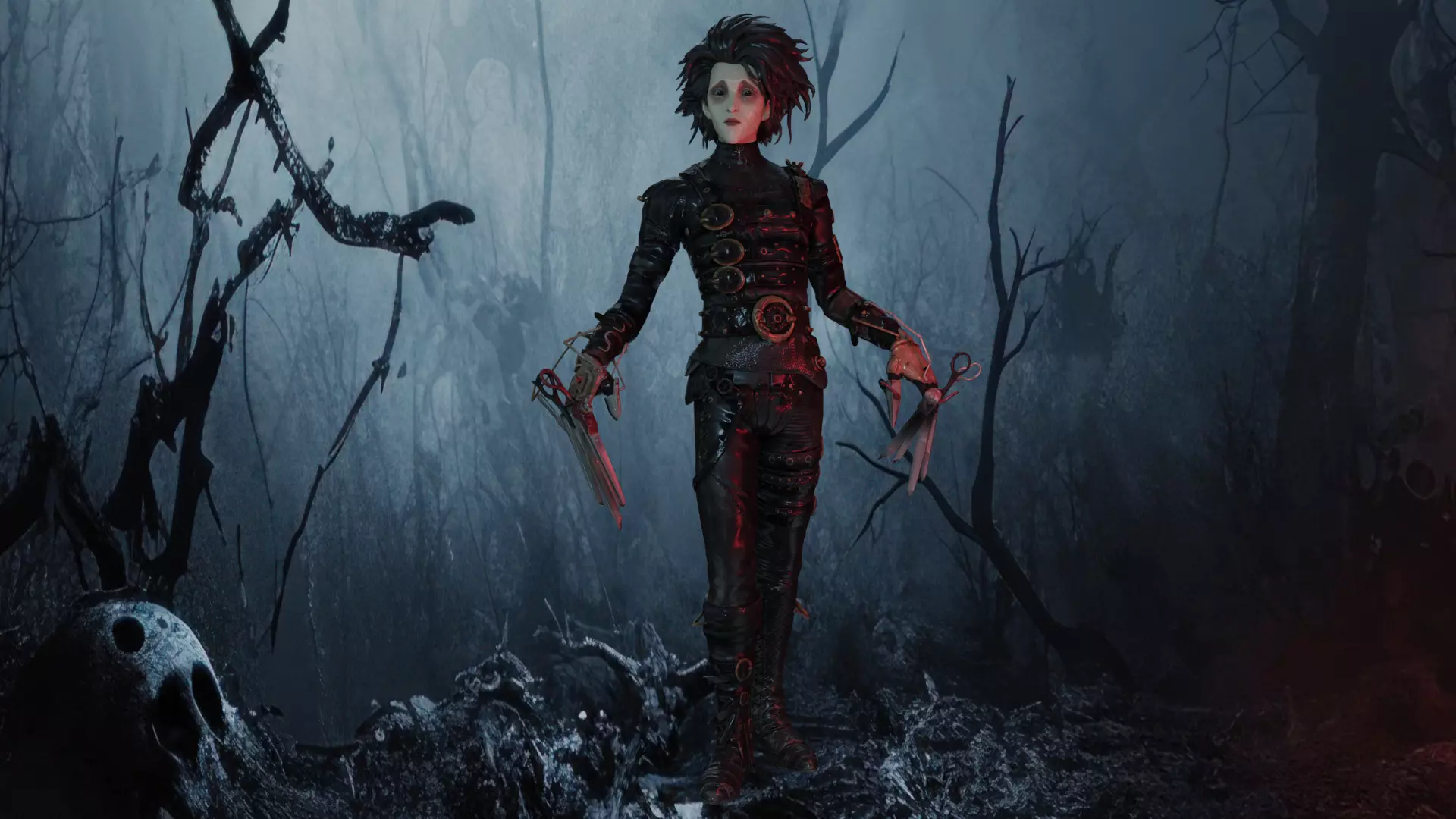 Edward Scissorhands Low-poly 3D model