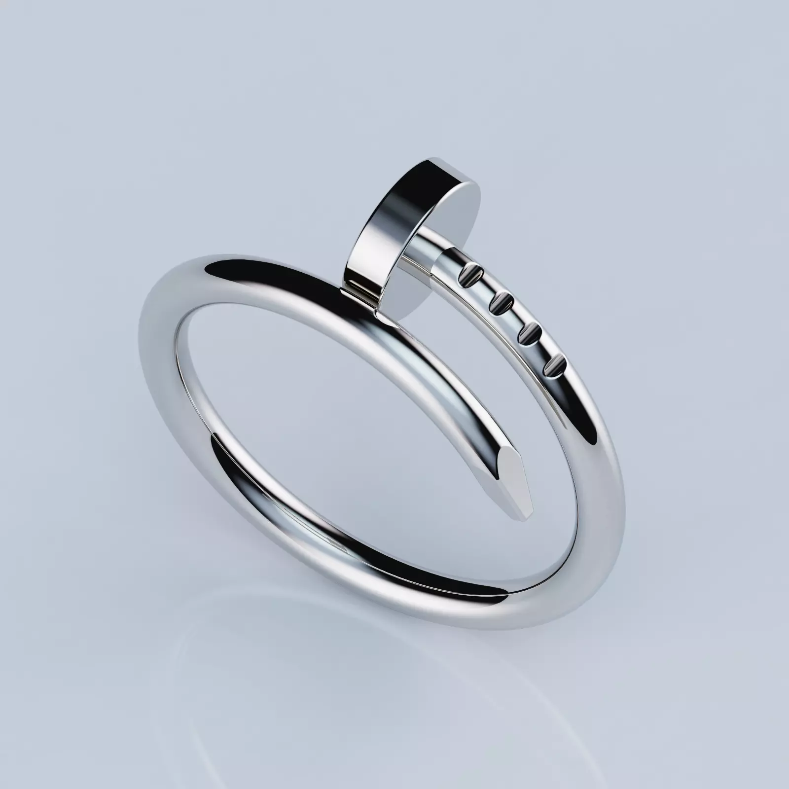 Nail Rings All Sizes Collection 3D print model