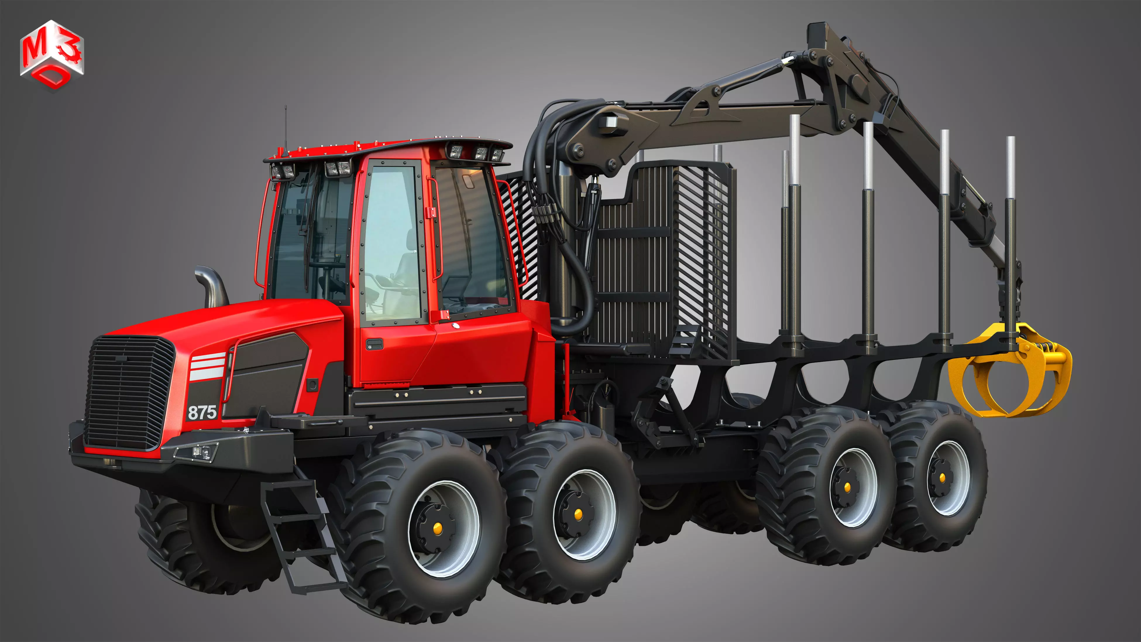 875 Forwarder 3D model