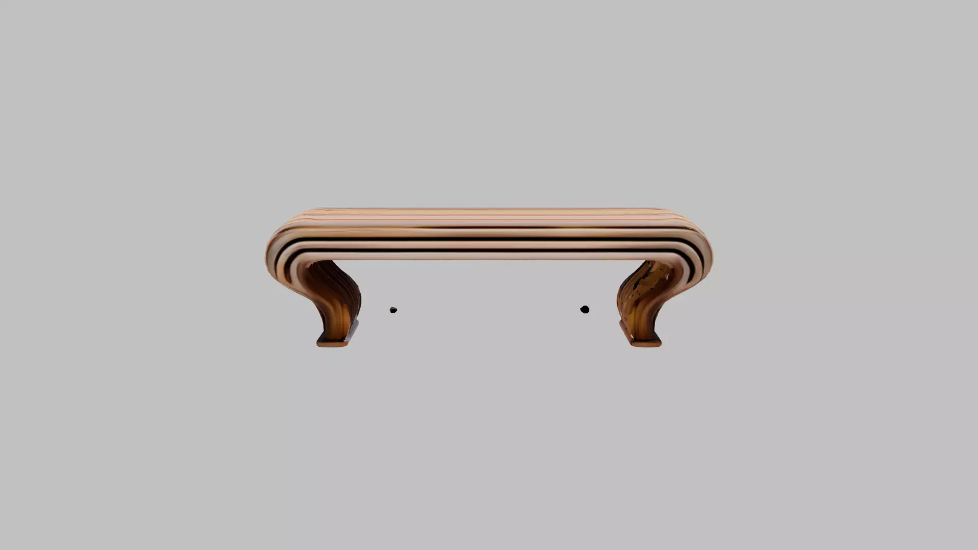 sci fi bench Free low-poly 3D model