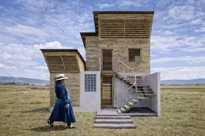 Incremental Rural House - Modular Housing System - 3d and dwg 3D model