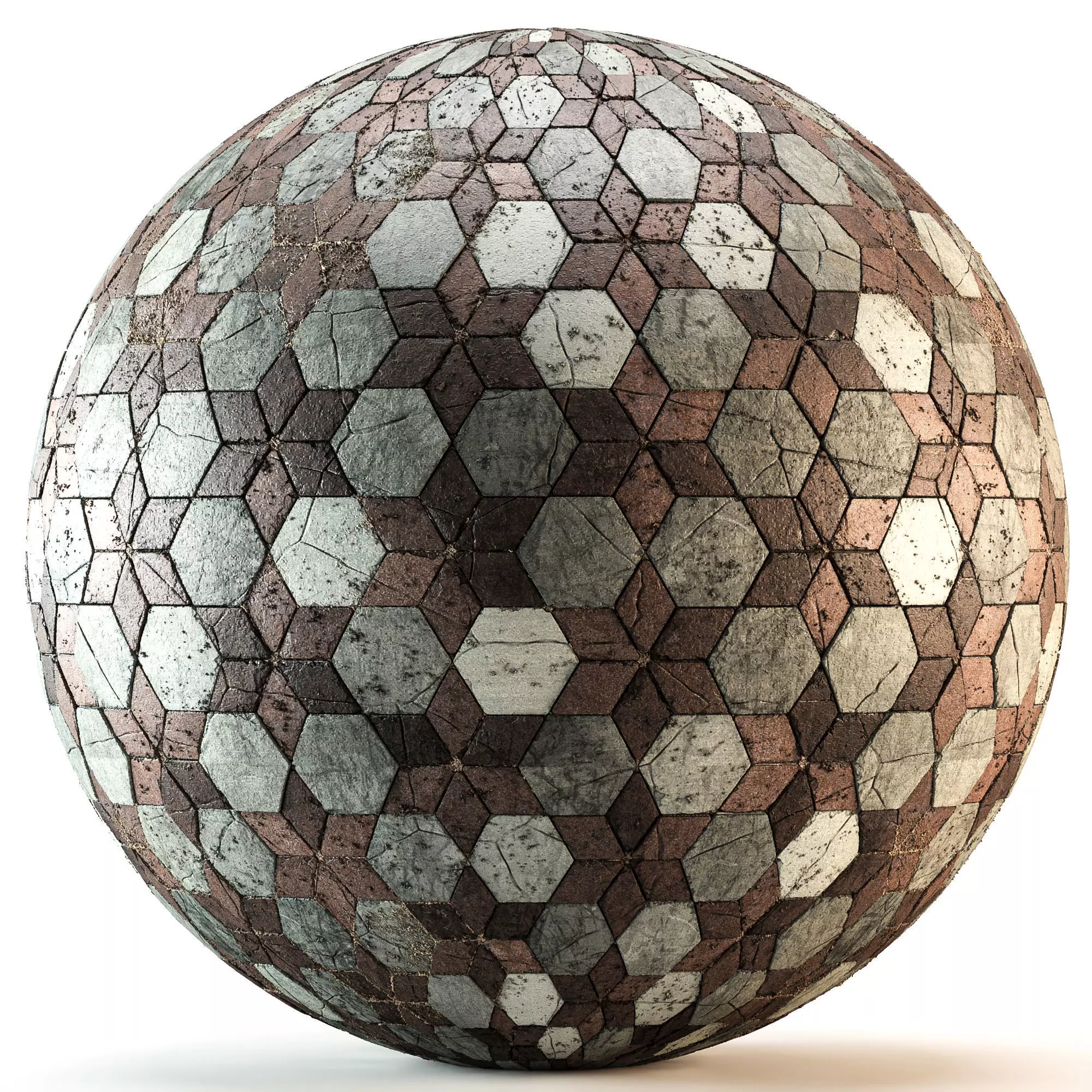 Stylized Concrete Floor Tile Texture