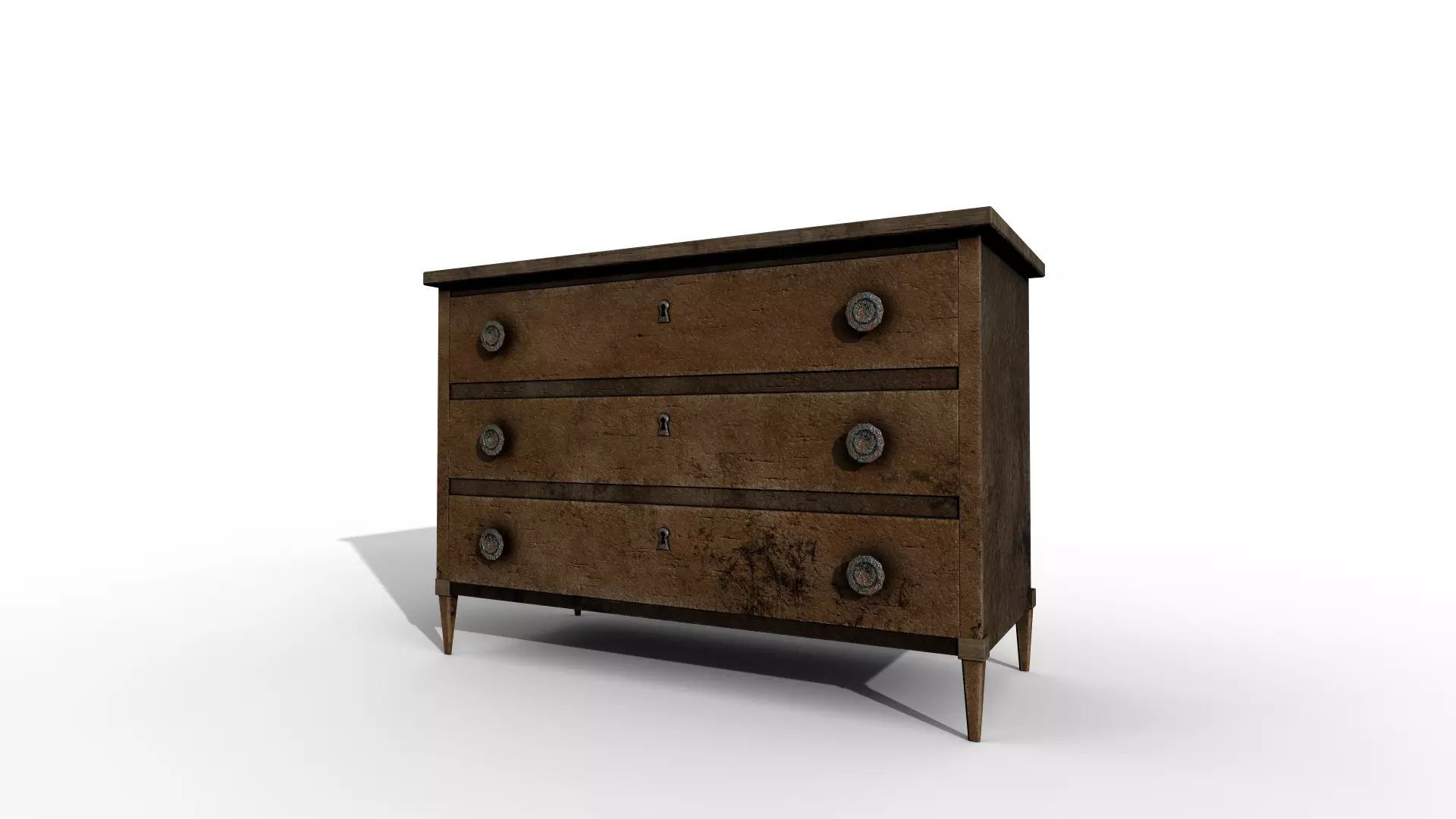 abandoned Convenient Low-poly 3D model