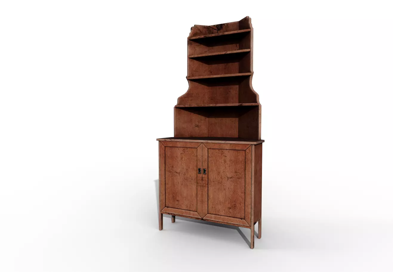 abandoned Shelf Low-poly 3D model