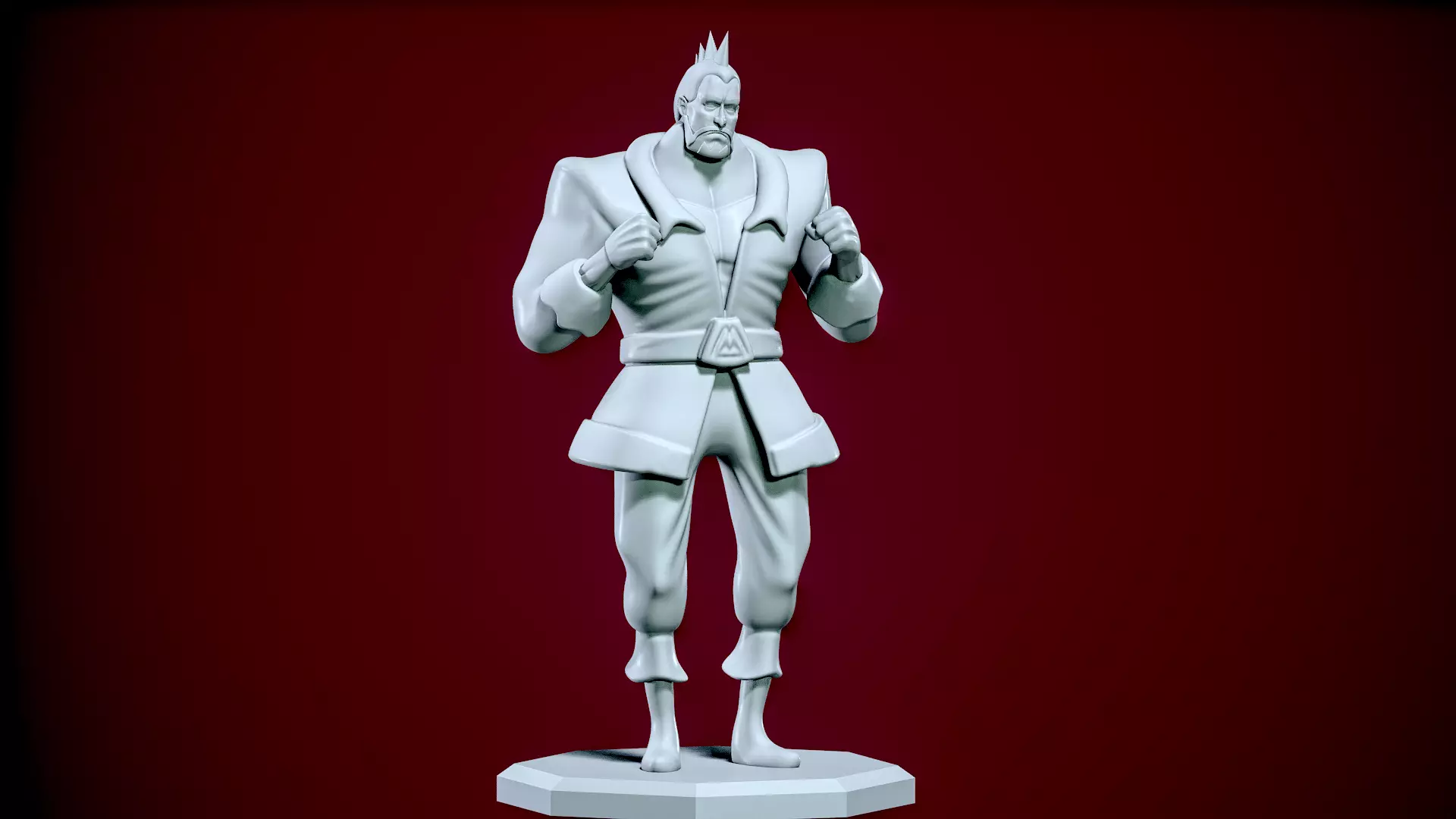 Ganryu - Roger Pirates - One piece 3D print model