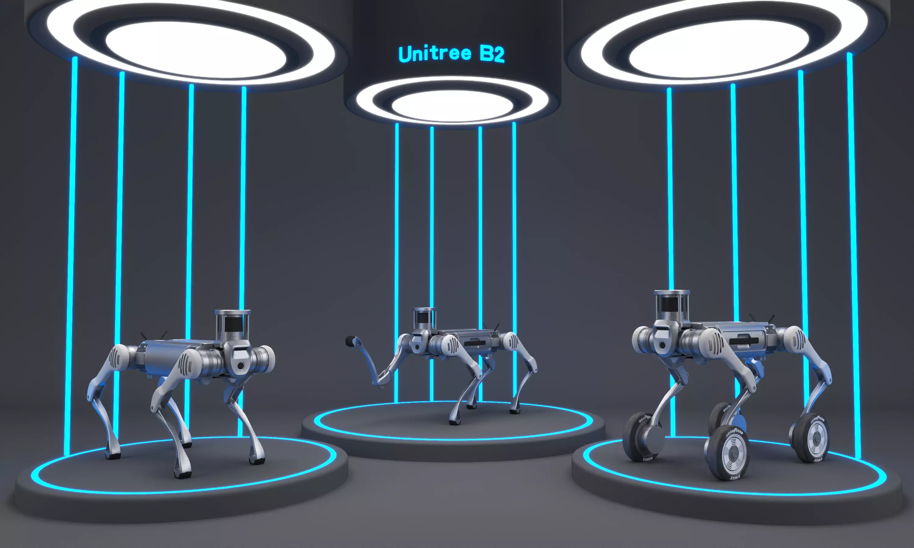 Smart robotic dog 3D model