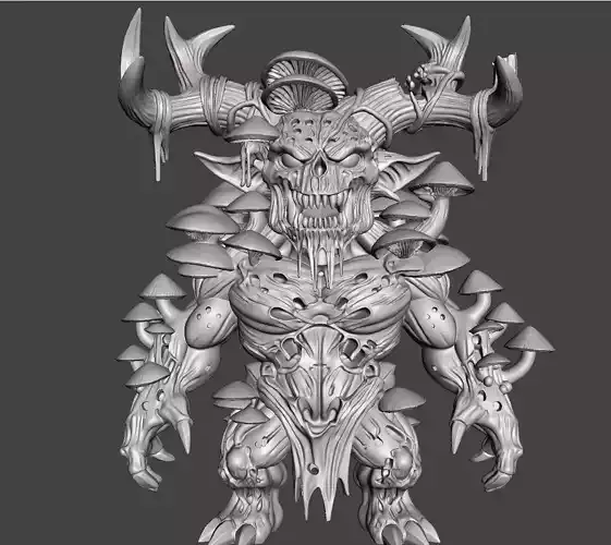 Fungal Forest Guardian  Ancient Moss Behemoth