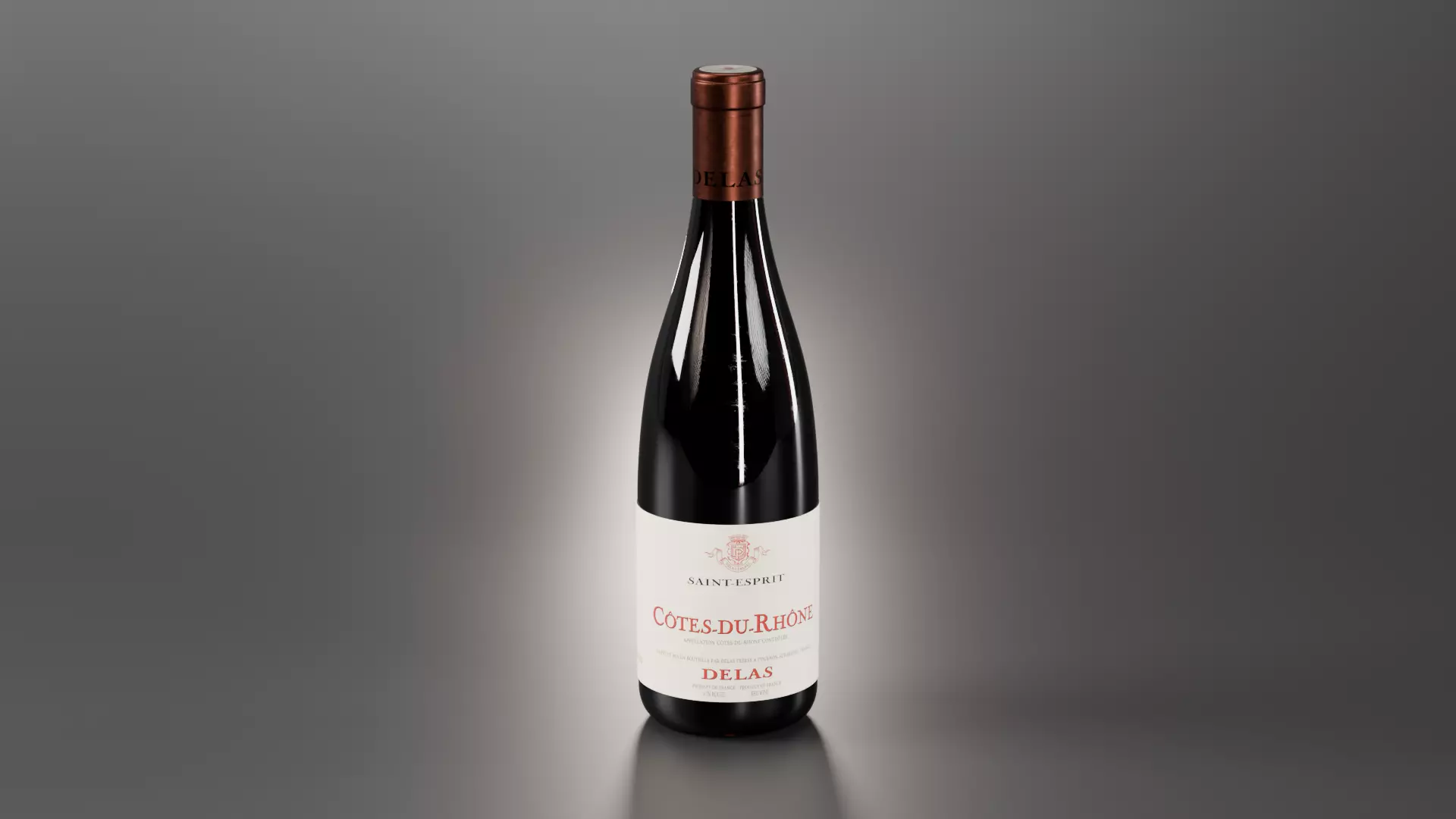 Wine Bottle Mockup 3D model