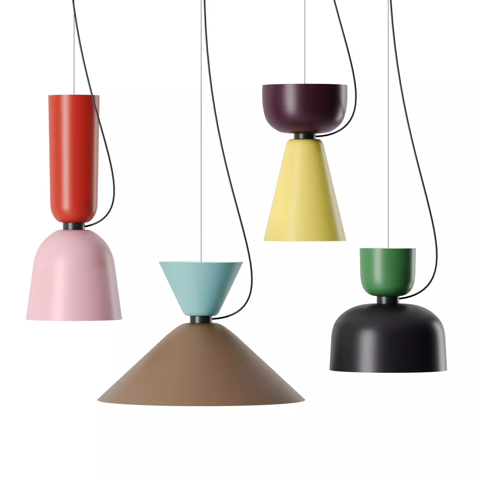 Alphabeta Pendant light by HEM 3D model