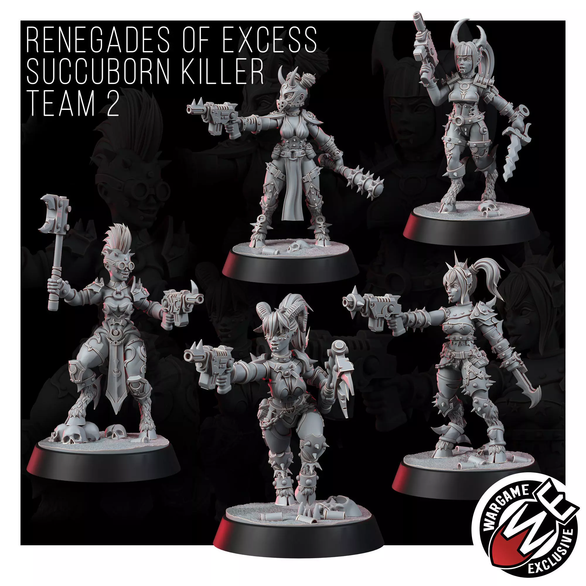 RENEGADES OF EXCESS SUCCUBORN KILLER TEAM 2 3D model
