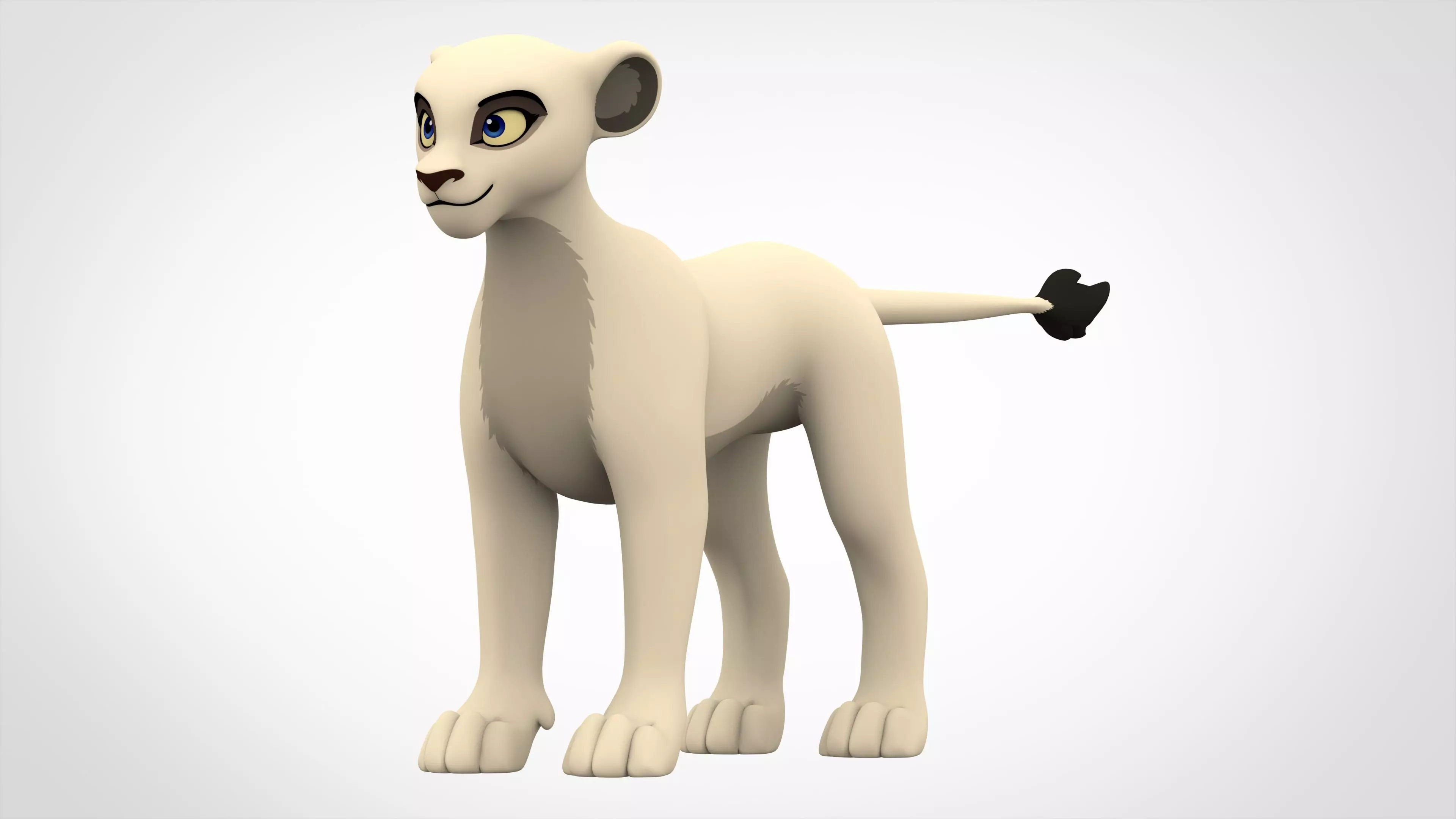 Pretoria Low-poly 3D model