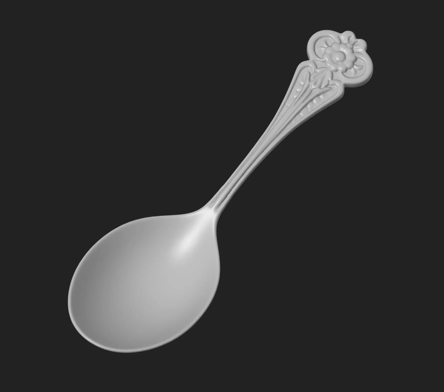 Artisan Flower Ladle 3D print model