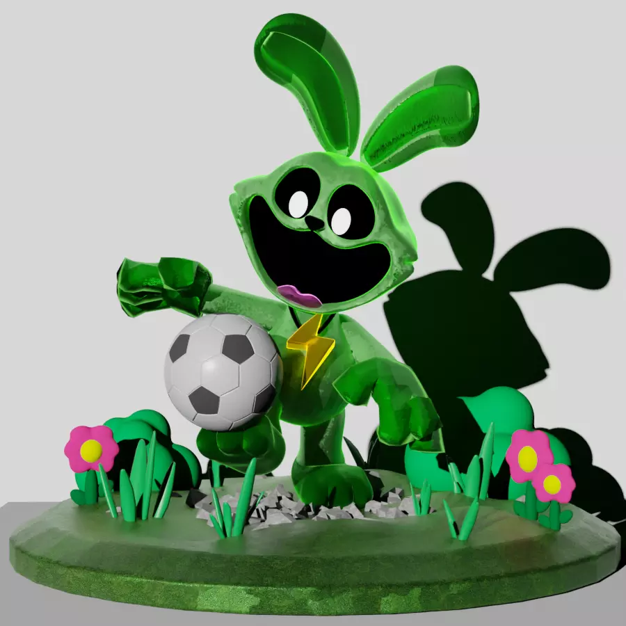 Poppys Playtime Smiling critter Hoppy Hopscotch 3d print 3D print model
