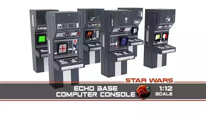 Echo Base Computer Console 1-12 scale Blackseries