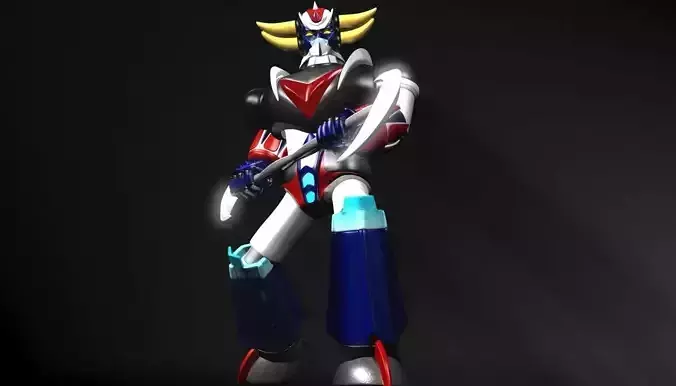 Grendizer Rigged and Animated