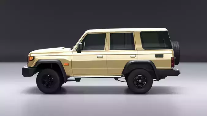 Toyota Land Cruiser J70 2025 - PBR - 3 LODs 3dsMax FBX Blender
