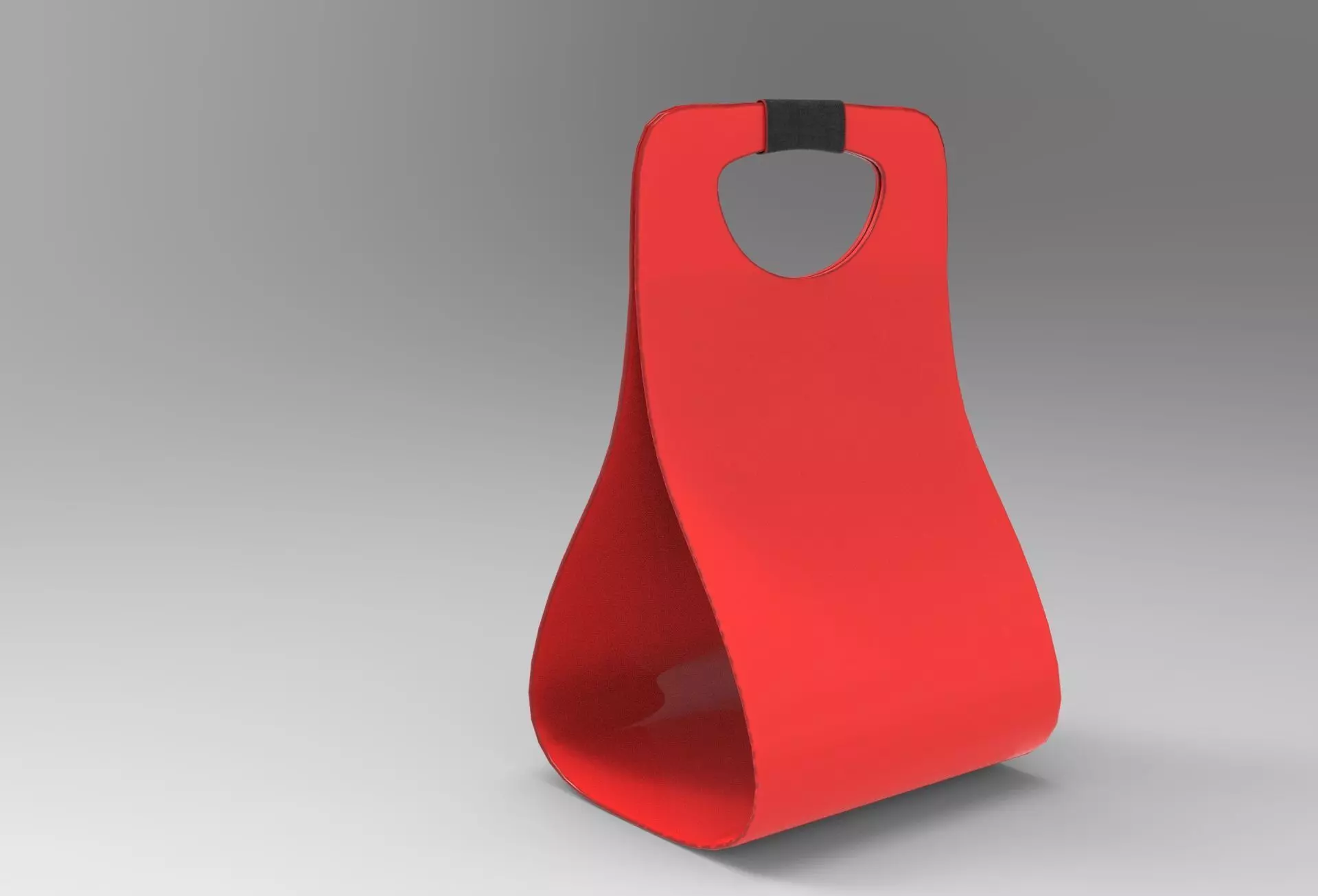 Zine Magazine Rack Low-poly 3D model