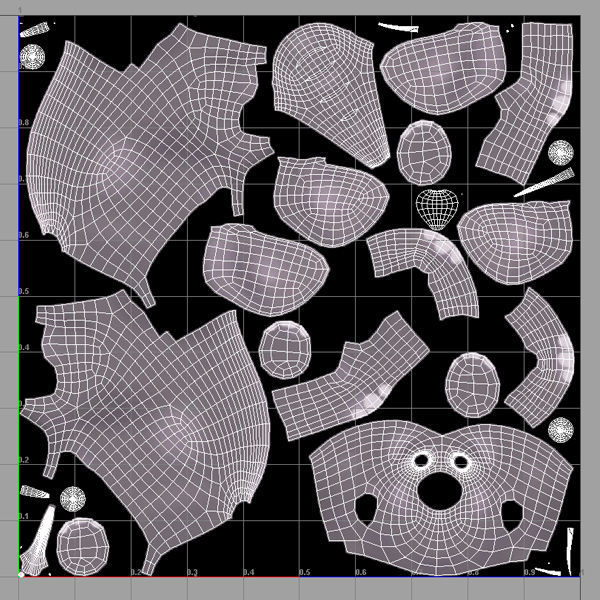 Elephant cartoon 3D model_8