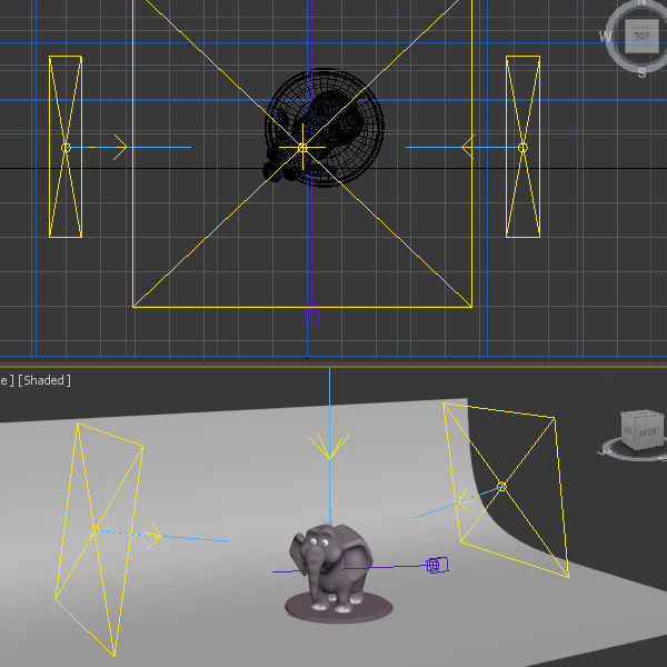 Elephant cartoon 3D model_11