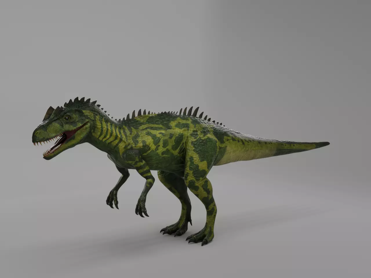 Carnotaurus Dinosaur Realistic 3D Model Low-poly 3D model