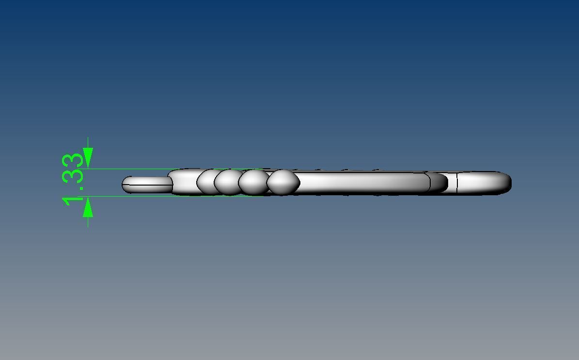 Baby feet pendant printable model children kids jewelry stl 3dm  3D print model_10