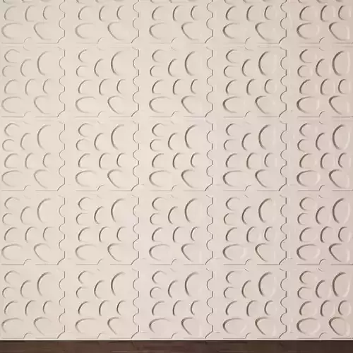 3D panels Pebbles 3D model