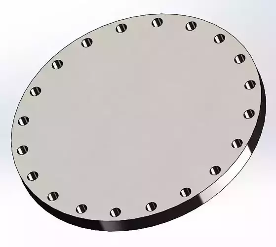 EN1092-1 PN16 Type 05 Blind Flange DN50-600  Industrial Steel