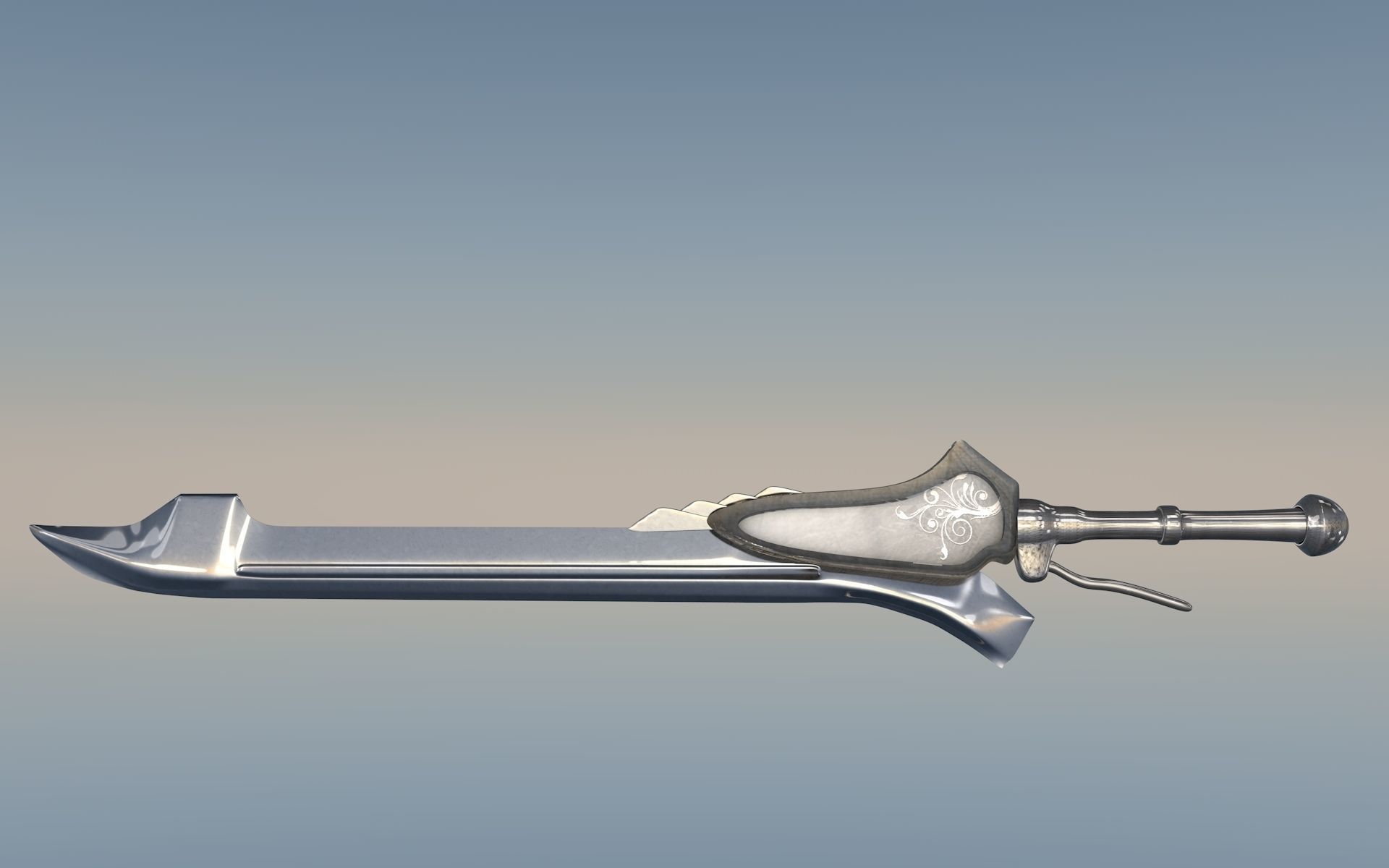 Nero Sword 3D model_2
