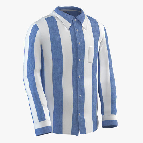 Classic Striped Shirt   3D model