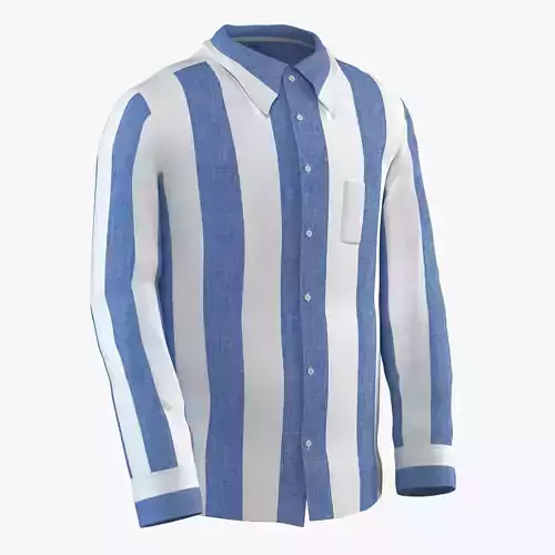 Classic Striped Shirt   3D model