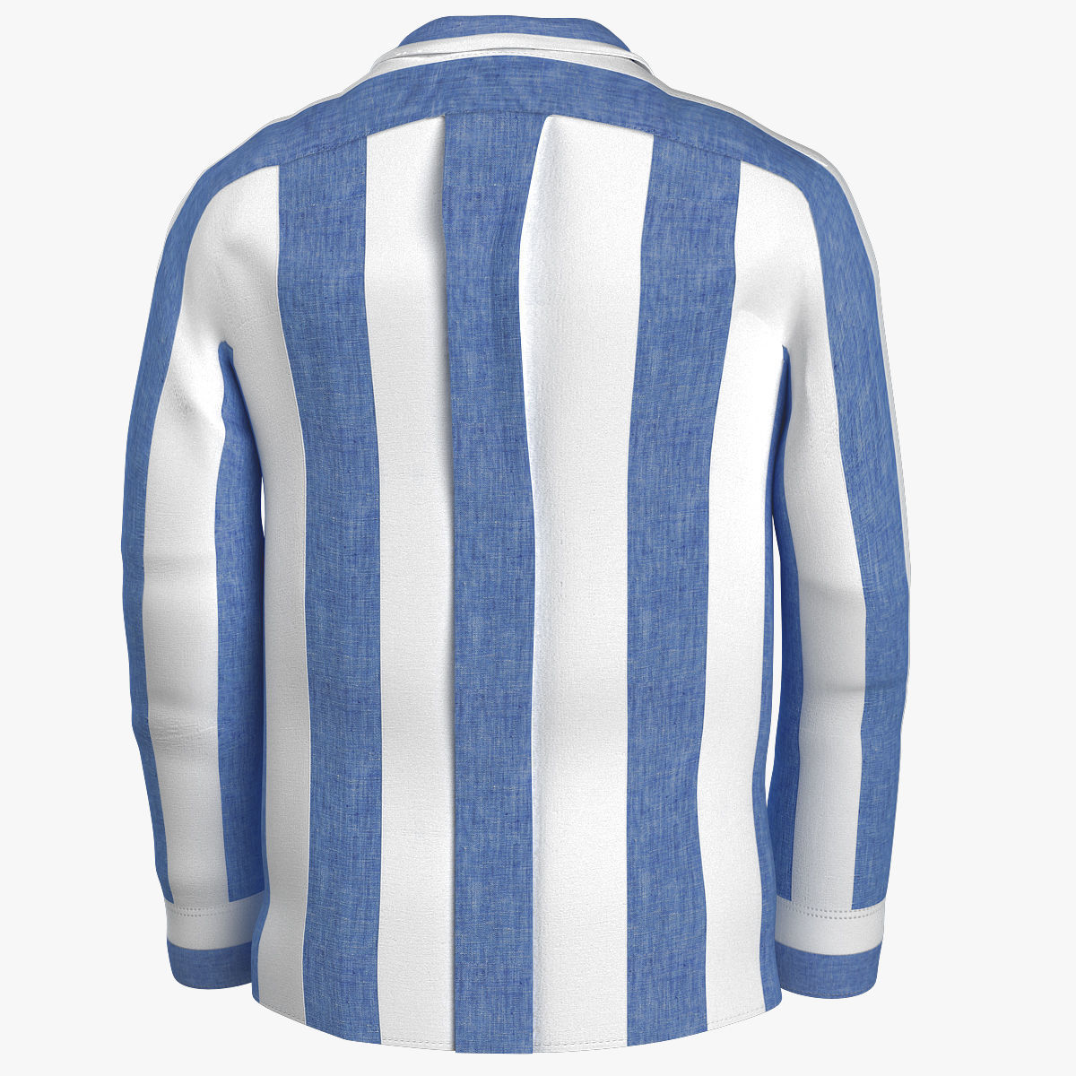 Classic Striped Shirt   3D model_3