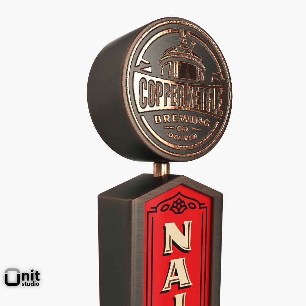 Beer Taps Copper Kettle Brewing 3D model_6