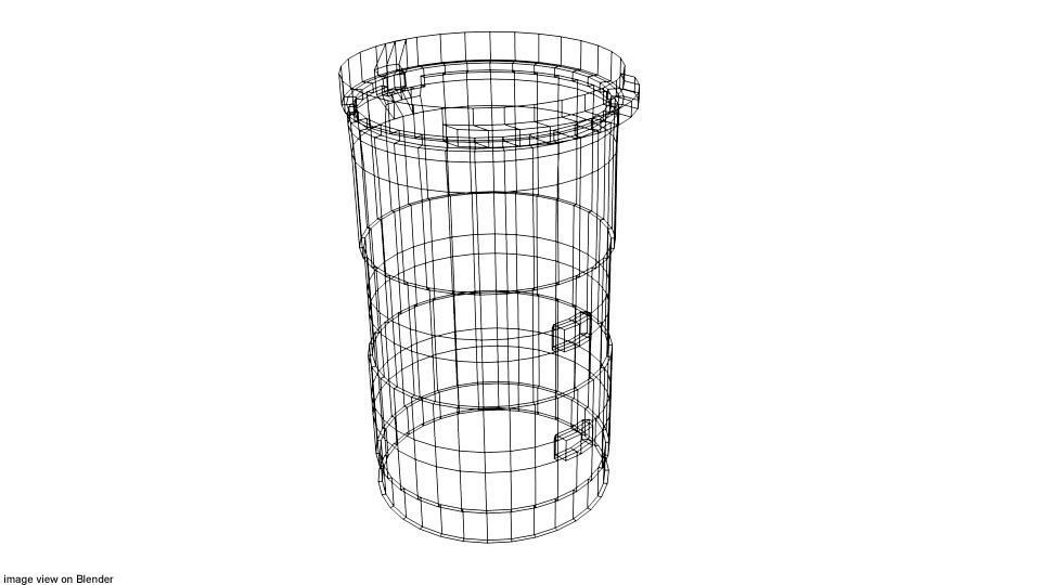 Paintball Loader - Type 3 3D model_3