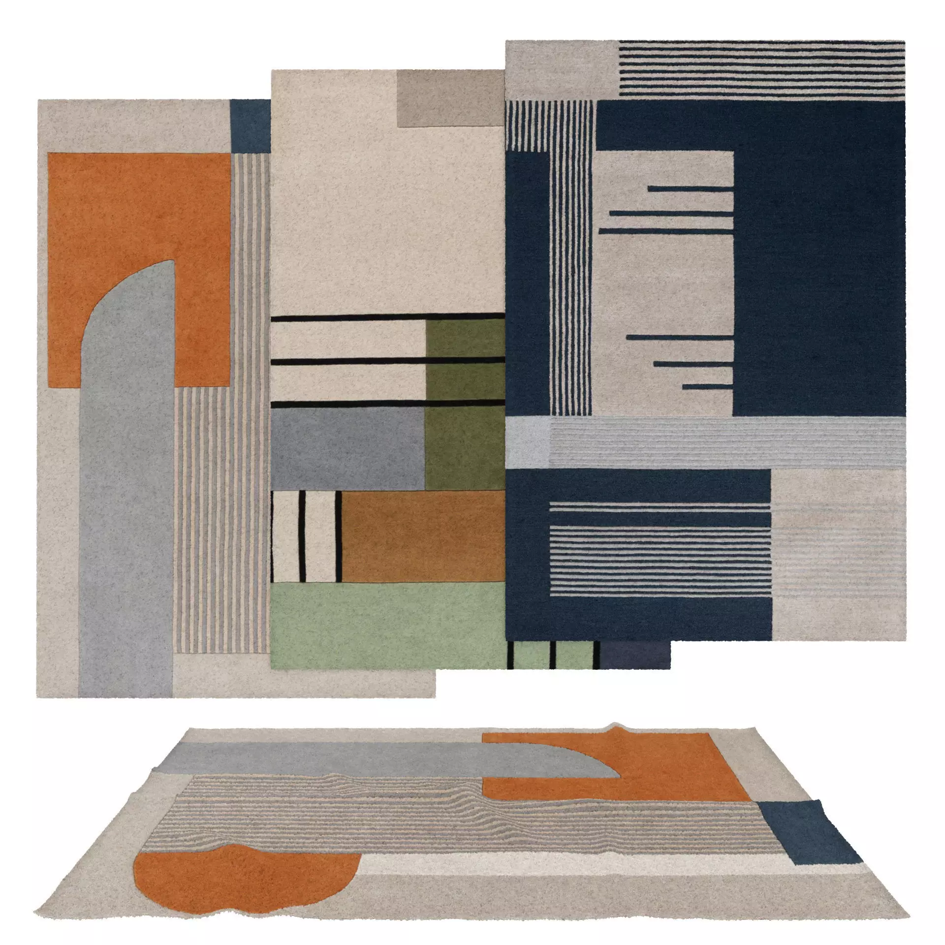 Rugs No 1067 Low-poly 3D model