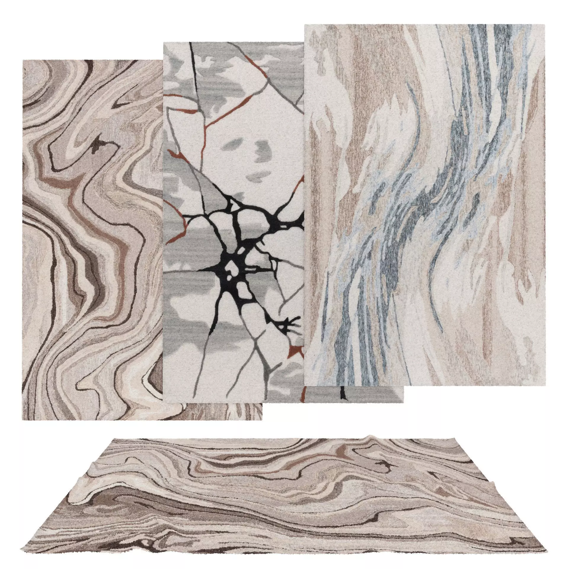 Rugs No 1068 Low-poly 3D model