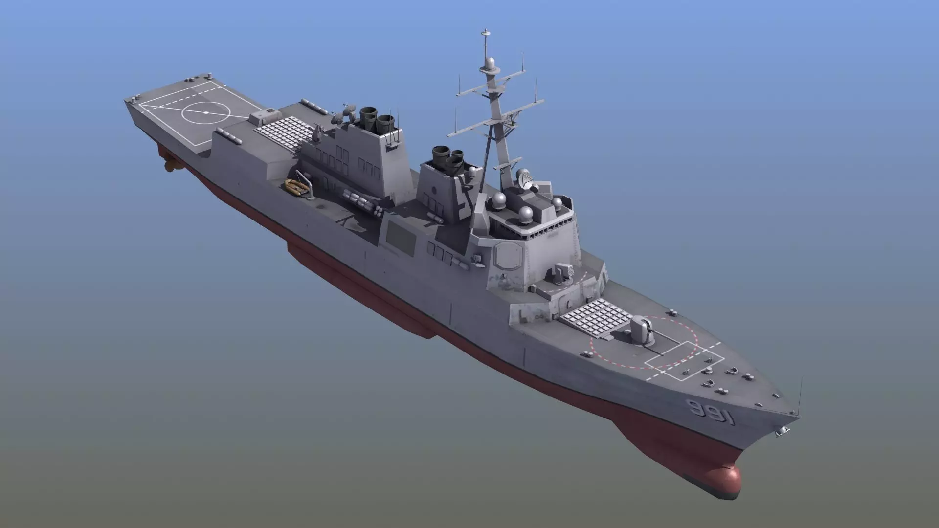 ROKS Sejong The Great DDG LD1 3D model